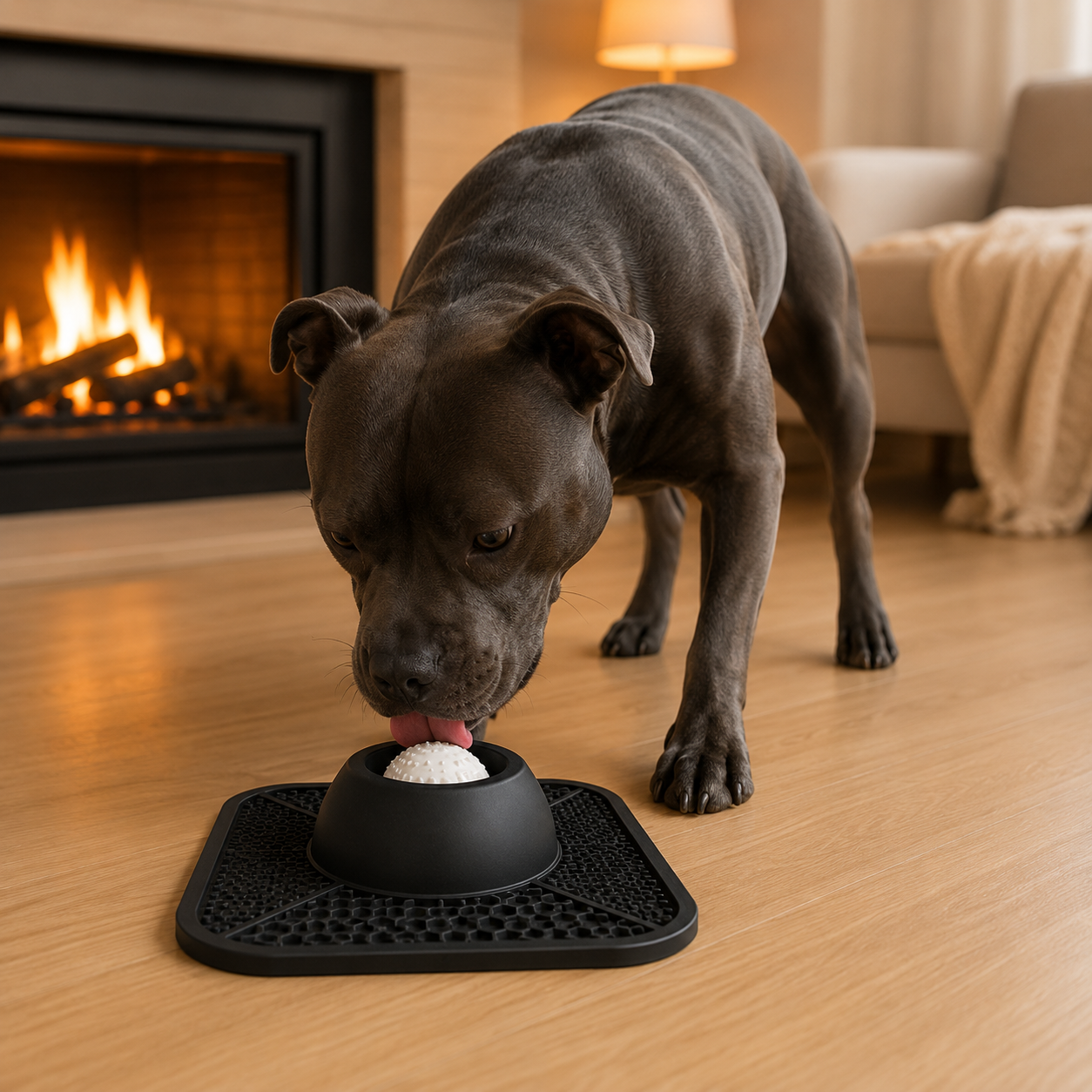 LittleFurBuddy - Essential Slow Feeder Lick Mat 2-in-1 for Cats & Dogs