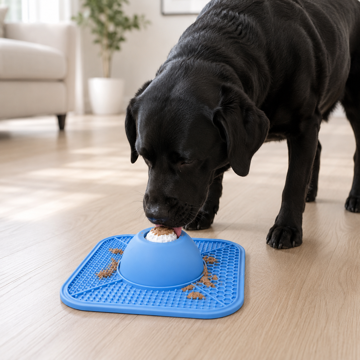LittleFurBuddy - Essential Slow Feeder Lick Mat 2-in-1 for Cats & Dogs